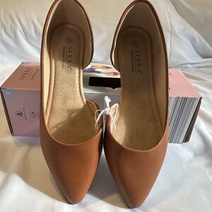 Tan Flats Size 9 NEW